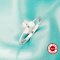 Flower Pin Ring Settings For Half Drilled Pearl Bead,Solid 925 Sterling Silver Ring For Half Drilled Beads,Minimalist Ring,DIY Ring Supplies 1295070
