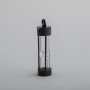 1Pcs 12x48MM Stainless Steel Rose Gold Silver Black Plated Time Sandglass Perfume Container Wish Vial DIY Pendant Charm 1800511