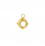 Round Prongs Bezel Pendant Settings,Rose Gold Plated Stainless Steel Pendant Charm,Minimalist Round Pendant,Simple Pendant Blank 1411434
