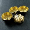 20pcs 17mm vintage style raw brass filigree glass dome beads cap DIY beading supplies findings 1564002