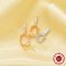 Oval Prong Pendant Bezel Settings,Solid 925 Sterling Silver Rose Gold Plated Pendant Charm,Minimalist Oval Pendant,DIY Pendant Charm Tray Supplies 1421255