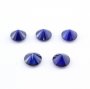 5Pcs Lab Created Round Sapphire September Birthstone Blue Faceted Loose Gemstone DIY Jewelry Supplies 4110167