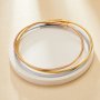Wire Bangle Stainless Steel Bracelet,Silver Rose Gold Plated Wiring Bangle,DIY Bracelet Bangle Supplies 1900345