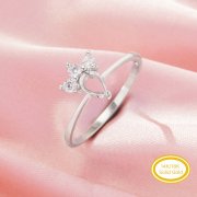 4x6MM Pear Prong Ring Settings,Crown Solid 14K 18K Gold Ring,Vintage Styles Pear Ring,DIY Ring Supplies For Gemstone 1295095