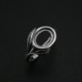 7x9MM Oval Bezel Ring Settings Antiqued Flower Solid 925 Sterling Silver DIY Adjustable Ring Gemstone Supplies 1223116