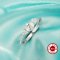 Ball Round Pin Ring Settings For Half Drilled Pearl Bead,Solid 925 Sterling Silver Ring For Half Drilled Beads,Vintage Styles Ring,DIY Ring Supplies 1295071