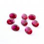 1Pcs Lab Created Oval Ruby July Birthstone Red Faceted Loose Gemstone DIY Jewelry Supplies 4120126
