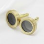 10Pcs 16mm Brass Bronze Round Cuff Links Settings 3mm Deep Bezel Floating DIY Cufflinks Blank Wedding Gift 1500158