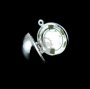 5pcs 20mm round silver brass ball photo locket pendant charm wholesale 1112007