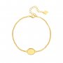 8x10MM Keepsake Breast Milk Resin Oval Bezel Bracelet Settings,Solid 925 Sterling Silver Rose Gold Plated Bracelet,DIY Bracelet Supplies 7.2''+2'' 1900316