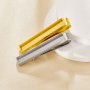Rectangle Tie Clips Blank Bezel Settings For Resin Filling,Stainless Steel Wedding Tie Clip,Personalized Tie Clip,DIY Simple Base Tie Bars Supplies 1504039