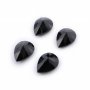 5Pcs Natural Pear Drop Black Onyx Faceted Cut Loose Gemstone Nature Semi Precious Stone DIY Jewelry Supplies 4150015