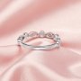 Keepsake Breast Milk Resin Round Bezel Birthstone Ring Settings,Solid 925 Sterling Silver Ring,Stackable Ring,DIY Ring Blank Supplies 1294717