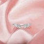 2x5MM Keepsake Breast Milk Resin Double Marquise Bezel Ring Settings,Solid 14K 18K Gold Ring,DIY Ring Supplies For Gemstone 1294828