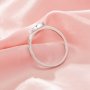 Keepsake Breast Milk Resin Stackable Round Bezel Ring Settings,Solid 14K 18K Gold Ring,Minimalist Round Ring,DIY Ring Blank Supplies 1294988