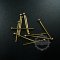 100pcs 20mm vintage style bronze brass 0.8mm thick strong ball head pin DIY beading supplies 1511010