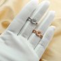 6x8MM Oval Prong Ring Settings,Breast Milk Resin Marquise 2x4MM Stacker Ring Band,Flower Stackable Solid 925 Sterling Silver Rose Gold Plated Ring,DIY Ring Blank 1294552