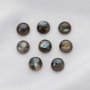 5Pcs 10MM Round Labradorite Cabochon,Blue Shiny Semi Precious Gemstone DIY Jewelry Supplies 4110192