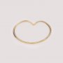 1PCS 1MM Wire 14K Gold Filled V Ring,Minimalist Ring,Gold Filled Curved Band V Ring,Stackable Ring,DIY Ring Supplies 1294739