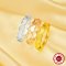 6 Stones Keepsake Breast Milk Resin Heart Bezel Ring Settings,Solid 925 Sterling Silver Rose Gold Plated Ring,DIY Ring Supplies 1295033