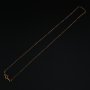 1.3MM 14K Rose Gold Filled Necklace O Chain DIY Supplies Findings 1329004