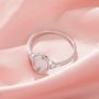 Keepsake Breast Milk Resin Oval Ring Bezel Settings,Solid 14K 18K Gold Ring,Art Deco Solid Back Ring,DIY Ring Supplies 1222148
