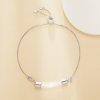 Tube Glass Bottle Stainless Steel Pendant Bracelet,Minimalist Perfume Vial Pendant Chain Bracelet,DIY Bracelet Supplies 1900347