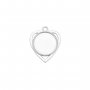 Keepsake Breastmilk Stainless Steel Round Bezel Pendant,Art Deco Round Pendant Charm,Silver Gold Pendant,DIY Pendant Supplies 1411441