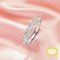 7 Stones 3MM Heart Prong Ring Settings,Solid 14K 18K Gold Ring,Family Ring,DIY Ring Supplies For Gemstone 1295092