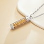 Hollow Flower Aroma Diffuser Pendnat Necklace Stainless Steel Perfume Diffuser with Sponge 1190075