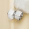 Cushion Square Stainless Steel Ring,Customized Square Photo Ring,Silver Stainless Stell Ring,DIY Ring Blank 1295017