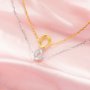 Halo Oval Prong Bracelet Settings,Solid 14K 18K Gold Bracelet,Moissanite Art Deco Bracelet,DIY Bracelet Supplies For Gemstone 1900342
