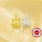 Keepsake Breast Milk Resin Ball Round Pin Pendant Settings For 8mm Half Drilled Pearl Bead,Simple Solid 925 Sterling Silver Gold Plated Pendant Charm,DIY Pendant Supplies 1411479