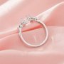 Halo Hexagon Prong Ring Settings,Vintage Styles Solid 14K 18K Gold Moissanite Ring,Dainty Art Deco Ring,DIY Ring Supplies 1294976