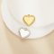 10x12MM Heart Bezel Stainless Steel Pendant Settings,Yellow Gold Silver Heart Pendant Charm,Art Deco Pendant,DIY Pendant Blank Supplies 1431517