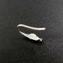 1Pair 18MM Long 925 Sterling Silver Earrings Hook DIY Supplies With 3MM Open Jumpring 1702160