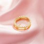 Keepsake Breast Milk Resin Ball Round Pin Pendant Settings For Half Drilled Pearl Bead,Solid 14K 18K Gold Pendant,DIY Pendant Supplies 1431504