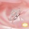 Cushion Square Prong Ring Settings,Solid 14K 18K Gold Ring,Art Deco Minimalist Square Ring,DIY Ring Supplies For Gemstone 1295089