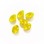 1Pcs Round Faceted Yellow Lumogarnet,Fluorescent Ce YAG,Yttrium Aluminum Garnet,Loose Gemstone,Manmade Crystal,UV Blacklight Dayglow 4110203