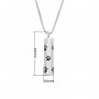 Hollow Dog Paw Aroma Diffuser Pendnat Necklace Stainless Steel Perfume Diffuser with Sponge 1190074