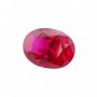 5Pcs Lab Created Oval Ruby July Birthstone Red Faceted Loose Gemstone DIY Jewelry Supplies 4120126