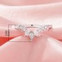 Curved Moissanite Stackable Ring,Solid 14K 18K Gold Ring,Dainty Stacker Ring,Stackable Ring,DIY Ring Supplies 1294994