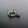 1Pcs 7-22MM Round Cabochon Bezel Solid 925 Sterling Silver DIY Prong Settings Pendant 1411233