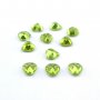 5Pcs 4-8MM Heart Green Peridot August Birthstone Faceted Cut Loose Gemstone Natural Semi Precious Stone DIY Jewelry Supplies 4130010