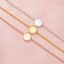 Keepsake Breast Milk Resin Round Bezel Bracelet Settings,Solid 14K 18K Gold Bracelet,Minimalist Bracelet,DIY Bracelet Supplies 7''+2'' 1900333