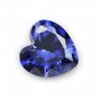 5Pcs March May December Birthstone Heart Faceted Cubic Zirconia CZ Stone DIY Loose Stone Supplies 4130020-2