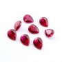 1Pcs Lab Created Pear Ruby July Birthstone Red Faceted Loose Gemstone DIY Jewelry Supplies 4150008