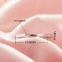 Keepsake Breast Milk Resin Channel Bezel Ring Settings,Solid 925 Sterling Silver Ring,Minimalist Channel Ring,Stackable Ring,DIY Ring Supplies 1295073