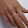 1PCS 3.5MM Tiny Heart Flat Top 14K Gold Filled Ring,Initial Stamping Ring,Minimalist Ring,Gold Filled Slim Band Ring,Stackable Ring,DIY Ring Supplies 1294732