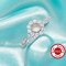 4MM Keepsake Breast Milk Resin Round Ring Bezel Settings,Sun Flower Solid 925 Sterling Silver Ring,Solid Back Ring,DIY Ring Supplies For Gemstone 1212130-1